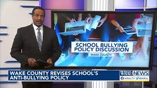 Wake County School Board to discuss antibullying measures [upl. by Auqenaj]