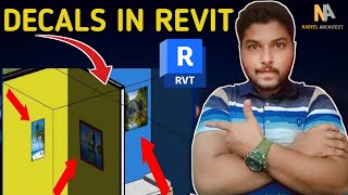 Decals in Revit  How to add Picture in revit  Tutorial urdu hindi  Nabeel Architect [upl. by Dianthe]