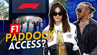 How to get an F1 PADDOCK PASS [upl. by Nyrret933]