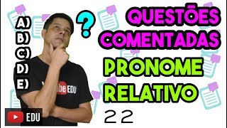 Questão 22 Pronome relativo [upl. by Lunn]