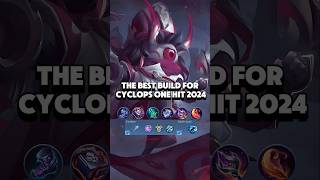 Best Build For Cyclops MLBB 2024 One hit🔥 mobilelegends mlbbgameplaycyclopscyclopsmlbbtutorial [upl. by Enilekaj271]