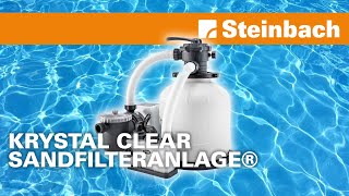 Krystal Clear Sandfilteranlage® amp Salzwassersystem [upl. by Merill]