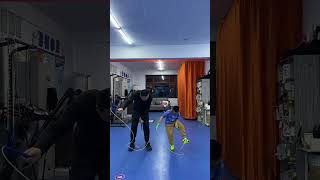 Fancy rope skipping basic double swing jump action teaching Fancy rope skipping 48 [upl. by Moise]