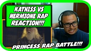 KATNISS vs HERMIONE Princess Rap Battle Molly C Quinn amp Whitney Avalon REACTION [upl. by Basilio815]