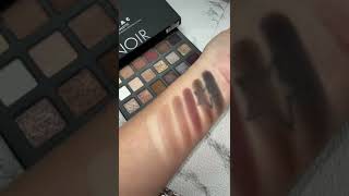 Lorac Cosmetics Noir Pro Palette Swatches ❤️ [upl. by Avilys]