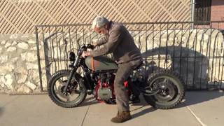 Green Orange Bobber Cafe Goldwing [upl. by Aneehsyt]