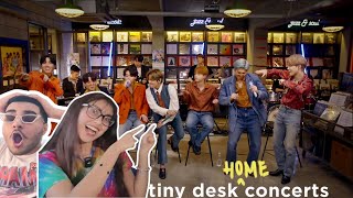 BTS Tiny Desk Home Concert REACTION WE WERE SHOCKED [upl. by Selinda]