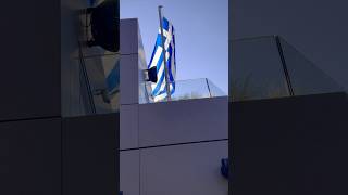 Greece flag waving 🇬🇷 [upl. by Rubliw]