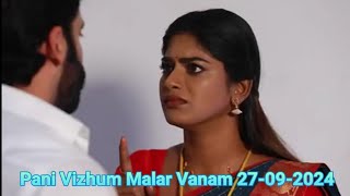 panivizhum malar vanam today episode  sept 27 [upl. by Enylorac]