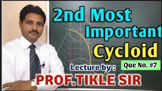 HOW TO DRAW CYCLOID IN ENGINEERING GRAPHICS AND DRAWING PART7 BY PROF TIKLE SIR [upl. by Sewell]