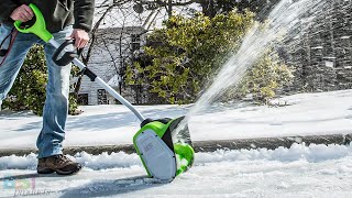 Top 5 BEST Electric Snow Shovels That WONT Kill Your Arms in 2024 [upl. by Yetah]