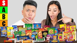 Australian Asians Trying BRITISH Snacks [upl. by Prudie498]