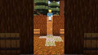 Spruce Starter House in Minecraft🏠 shorts [upl. by Sallie]