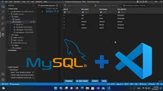 Connect to MySQL Database in Vscode using SQLTools  VS Code MySQL SQLTools Extension [upl. by Aneeuq190]