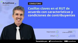 Casillas claves en el RUT de acuerdo con características y condiciones de contribuyentes [upl. by Adiari]