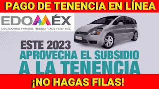 PAGO DE TENENCIA quotEN LÍNEAquot DE MOTO O CARRO ESTADO DE MÉXICO 2023  TRÁMITES  FÁCIL Y RÁPIDO SEMOVI [upl. by Beetner]