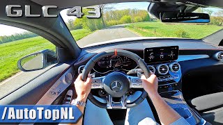 2020 MERCEDES AMG GLC 43 Coupe POV Test Drive by AutoTopNL [upl. by Inaliel]