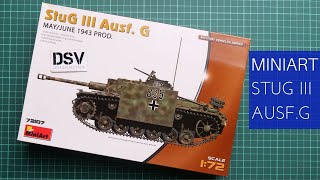 Miniart 172 StuG III AusfG MayJune 1943 Prod 72107 Review [upl. by Klaus502]