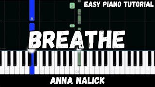 Anna Nalick  Breathe 2 AM Easy Piano Tutorial [upl. by Adelind]