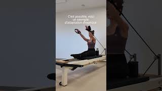 pilates reformer VS Mat  Rowing Front  Bending Down [upl. by Arndt]