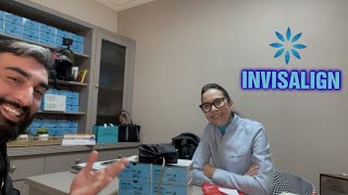 Aparelho ortodôntico invisível INVISALIGN início do tratamento [upl. by Gnaw457]