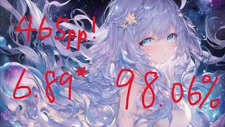 465pp Osu mania Camellia feat Nanahira  finorza 689⭐ 9806 [upl. by Akiehsal]