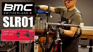 BMC SLR01 teammachine custom painted Sram Force AXS Dream build [upl. by Euqnomod]