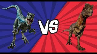 Blue vs Dilophosaurus [upl. by Eylatan]