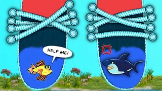 New save the fish game  New updated save fish pull the pin mobile game  level 10864  10882 [upl. by Deeanne]