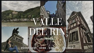 Valle del Rin Alemania Düsseldorf  Bonn  Coblenza  Colonia [upl. by Humfrid]