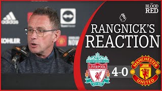 quotI AM EMBARRASSEDquot  Ralf Rangnick on Liverpool 40 Man United amp Ronaldo Applause  Press Conference [upl. by Kraska737]