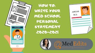 Medical School Personal Statement Examples How to write a good medical school personal statement [upl. by Anha]