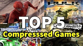 Top 5 Highly Compressed PC Games Under 500MB [upl. by Nicola]