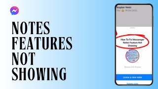 How to Fix Messenger Notes Features Not Showing [upl. by Narod636]