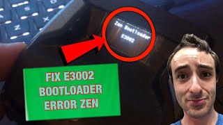 Fix Zen Bootloader E3002 Error [upl. by Eynttirb]