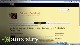 Complete and Accurate Citation of Sources  Genealogical Proof Standard  Ancestry [upl. by Kerk810]