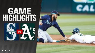 Mariners vs As Game Highlights 9424  MLB Highlights [upl. by Ligriv150]