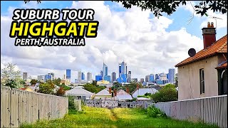 Explore Australia Suburb HIGHGATE in Perth Australia Most Dense Suburb in Perth [upl. by Enram]