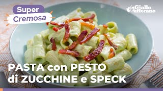 PASTA con PESTO di ZUCCHINE RICOTTA e SPECK  cremosità gustosissima🥰🌿 [upl. by Madge728]