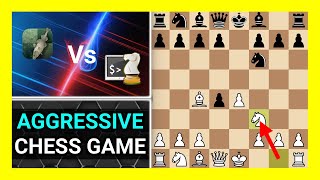 Aggressive Chess Engine Game Stockfish 161 vs saturn 13 Watch and Learn Chess [upl. by Malena]