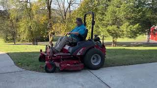 Ferris 61 Zero Turn Mower Operating and Selling at Online Auction [upl. by Catlee]