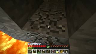 Lets Play Minecraft Hardcore 11 Random Digging Time [upl. by Aihtenak]