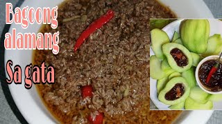 How to cook Bagoong alamang bagoong alamang sa gata recipe [upl. by Abih920]