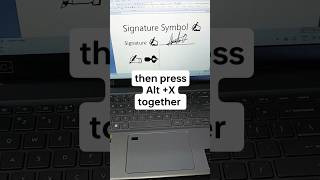 Signature Symbol in Ms word 💯😳😅😅😅😲😲computer microsoftword trendingshorts motivation msoffice [upl. by Lledualc140]