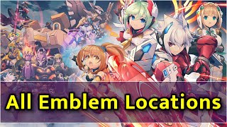 Luminous Avenger iX 2  All Bonus Emblem Locations [upl. by Cyma]