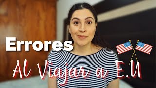 Errores AL VIAJAR a ESTADOS UNIDOS por PRIMERA VEZ con VISA de TURISTA TIPS de VIAJE 💙YO SOY MARIA [upl. by Pizor425]