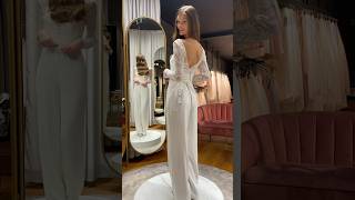 Detachable bridal jumpsuit for your modern wedding bride bridal brautmode fashion weddingdress [upl. by Jewel]