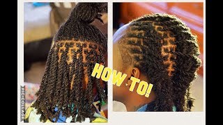 HOWTO RETWIST amp STYLE 3in1 2 stranded twists [upl. by Emie910]