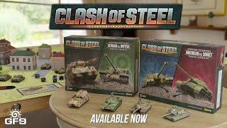 Clash of Steel  Tabletop Tank Battles  Trailer 2024 [upl. by Vi469]