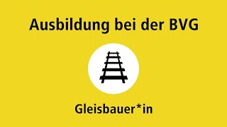 Ausbildung bei der BVG Gleisbauerin [upl. by Ynabla]